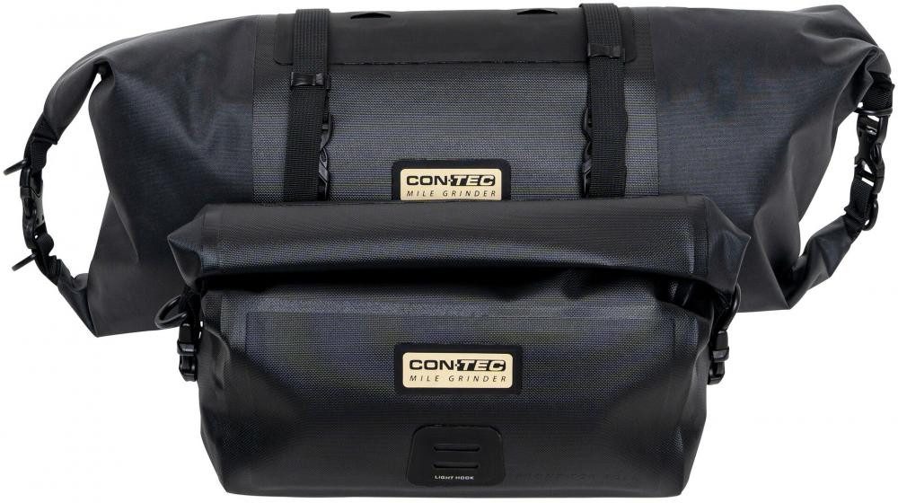 Fahrradtasche Contec Lenkertasche Mile Grinder Front schwarz Größe 62.5x28 cm 8 Lite