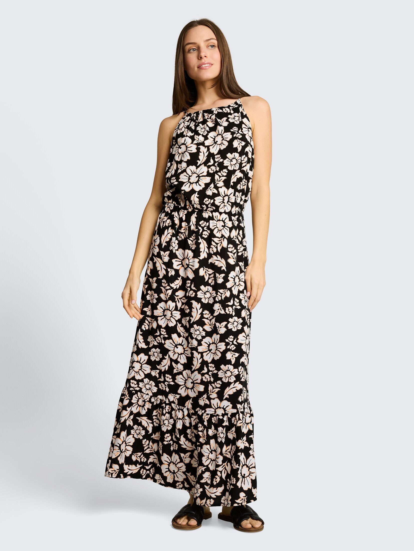 TOM TAILOR Maxikleid Kleider & Jumpsuits Maxi-Kleid aus Viskose