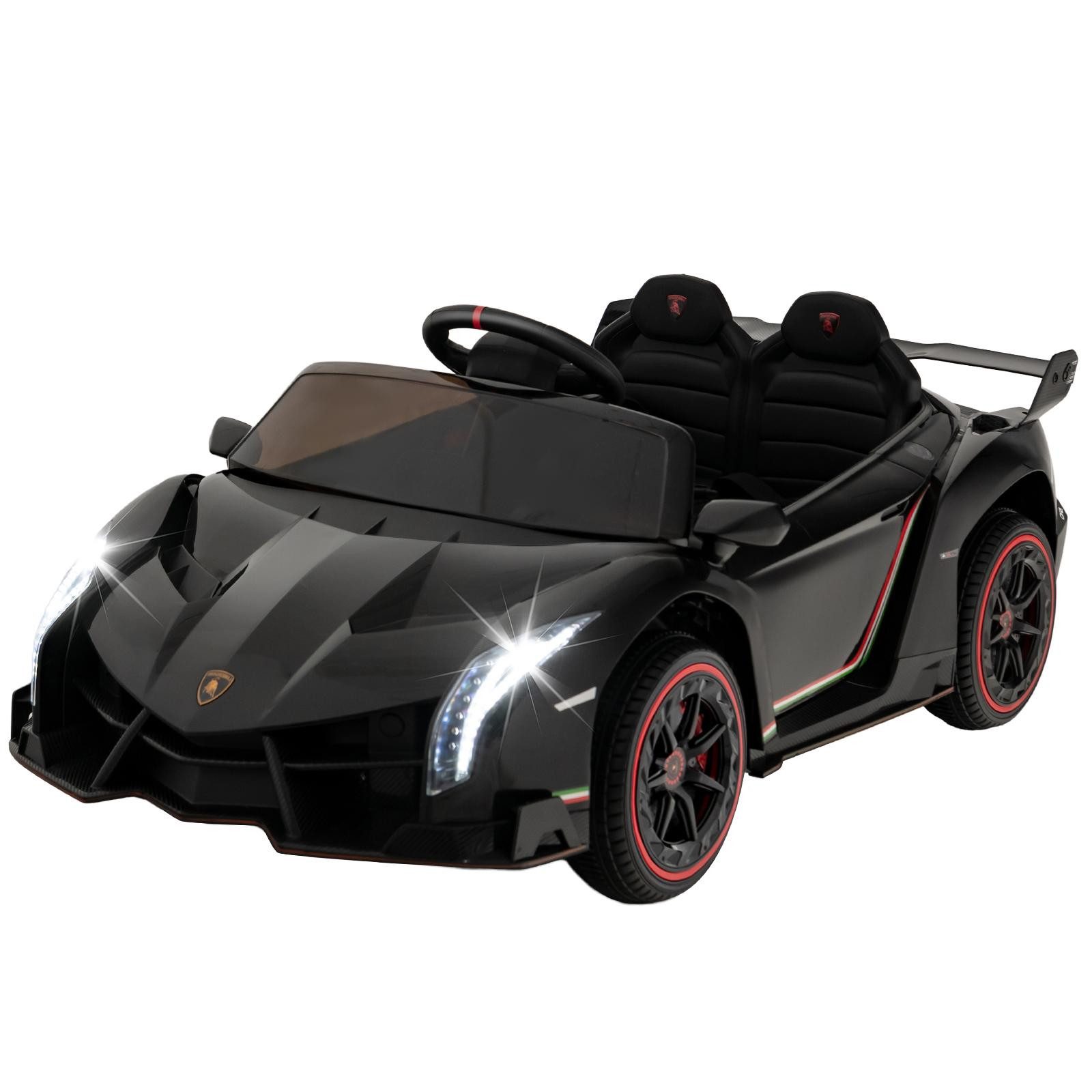 KOMFOTTEU Elektro-Kinderauto Lamborghini, Belastbarkeit 30 kg, mit 2,4G-Fernbedienung
