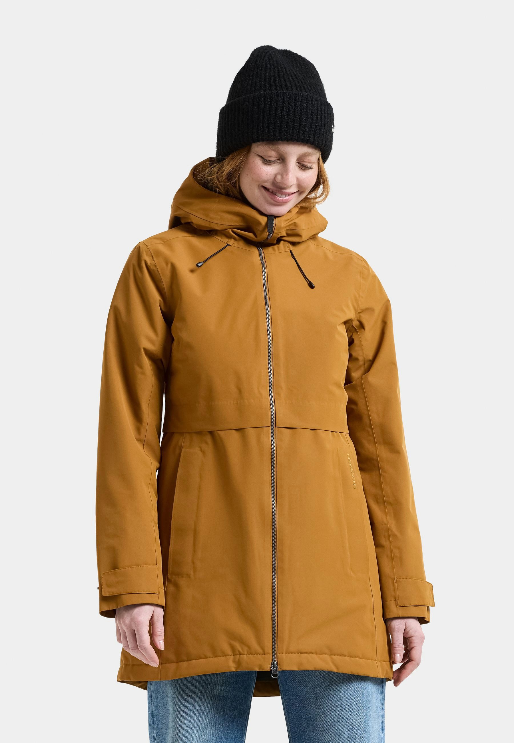 Didriksons Winterjacke Damen Winterparka Wasserdicht TIRIL mit Kapuze mit Taschen