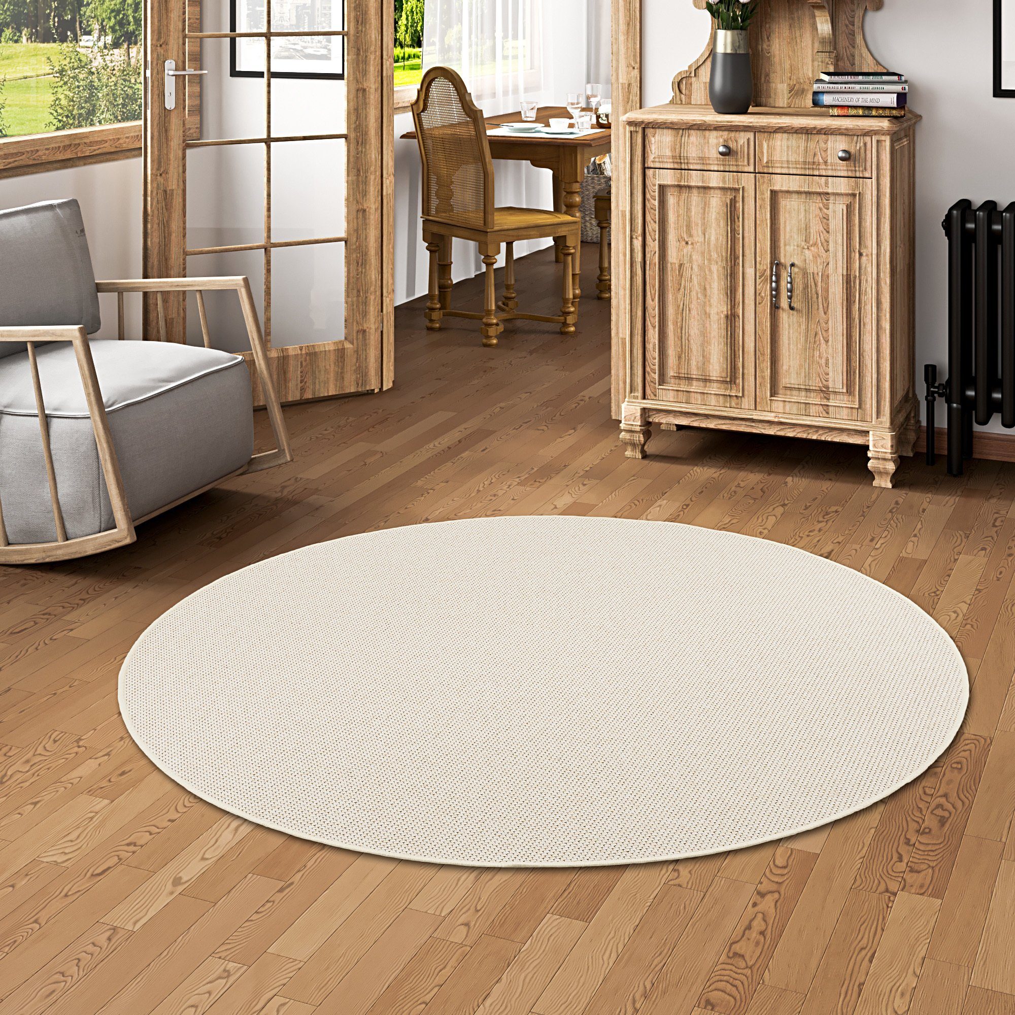 Snapstyle Designteppich Bentzon Natur Flachgewebe Teppich günstig online kaufen