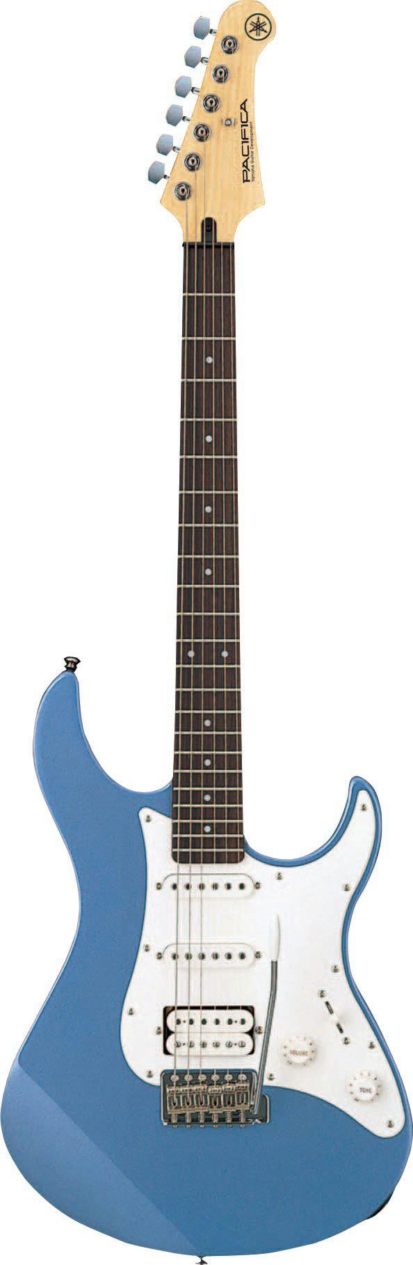 Yamaha E-Gitarre Yamaha Pacifica 112J LPB E-Gitarre Lake Placid Blue, ST, E-Gitarre für Einsteiger