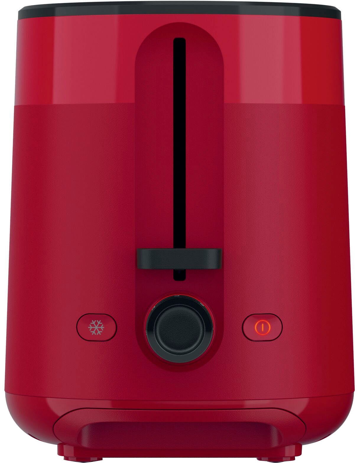 BOSCH Toaster MyMoment TAT2M124, 2 Schlitze, für 2 Scheiben, 950 W, integrierter Brötchenaufsatz, Auftaufunktion, Brotzentrierung, AutoOff