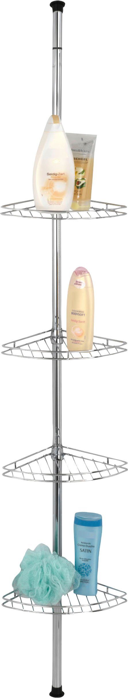 Maximex Duschregal Teleskop, aus Edelstahl, zum klemmen