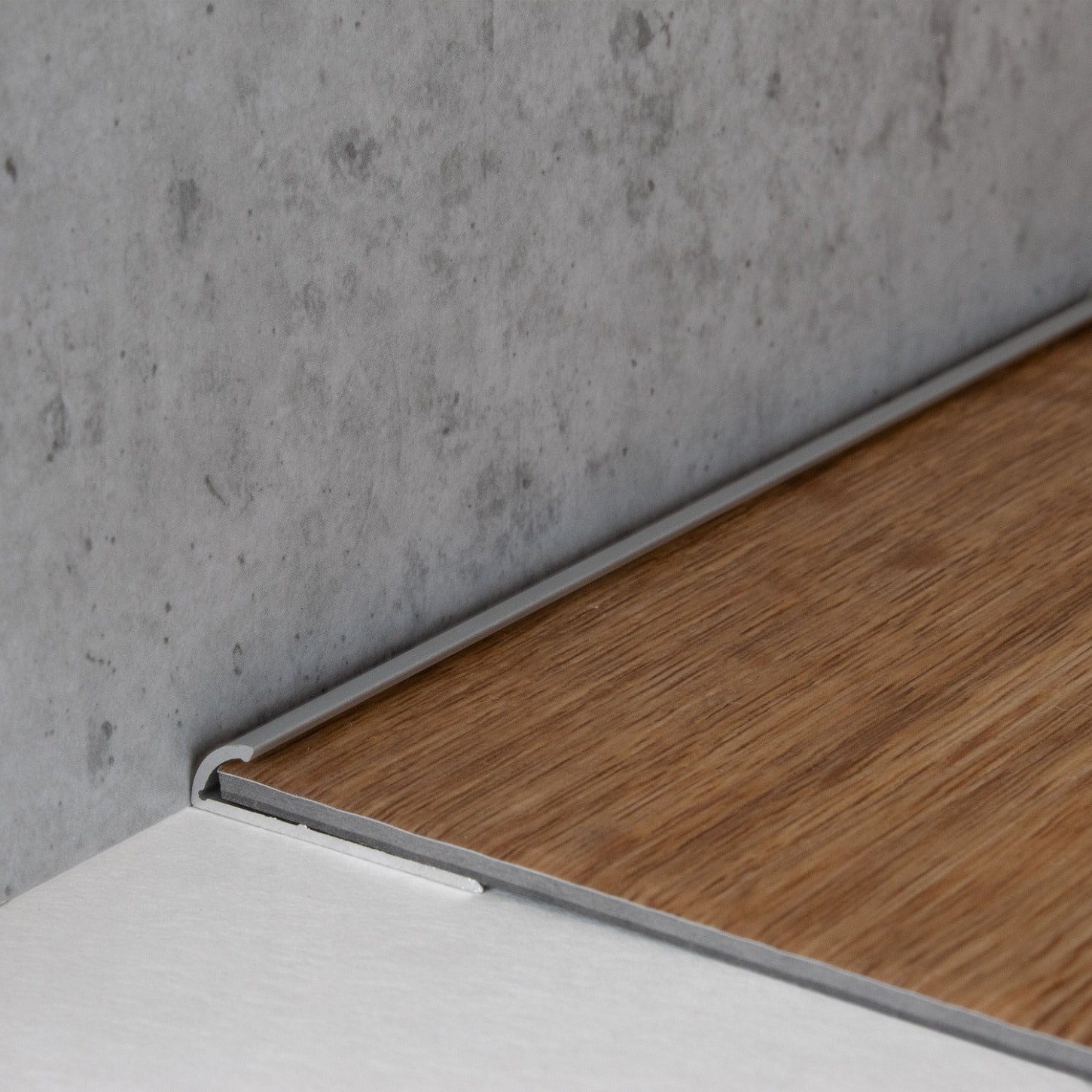 PROVISTON Abschlussprofil Aluminium, 4 x 1000 mm, Silber, Einfass- & Выпускные профили