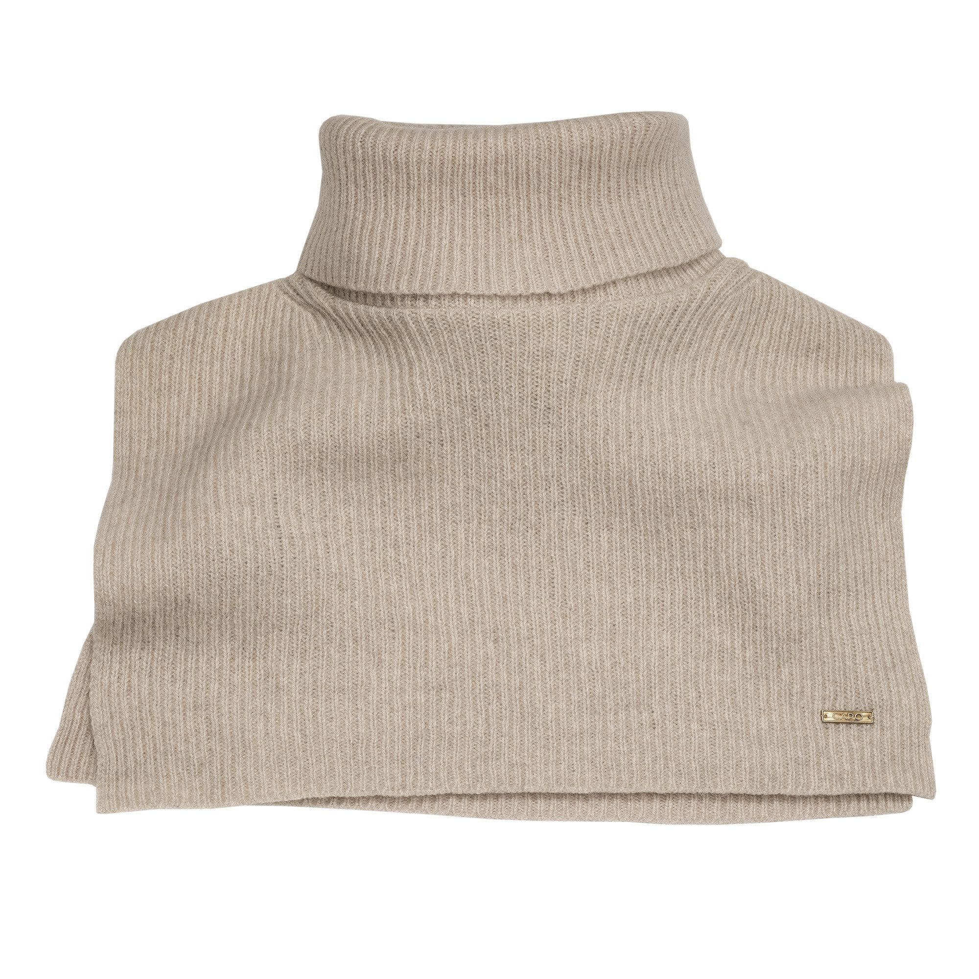 CAPO Утеплитель для шеи Strickrollkragen, Kaschmir, (1 St), Kaschmir