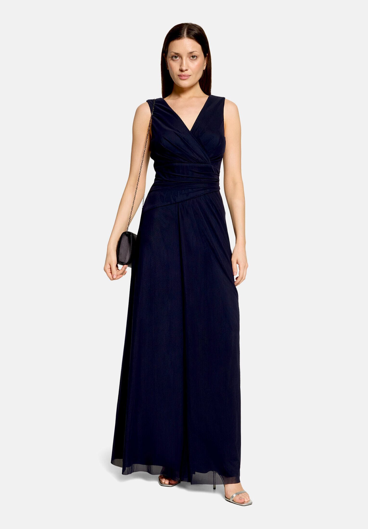 Vera Mont Abendtasche Damen unifarben, Falten