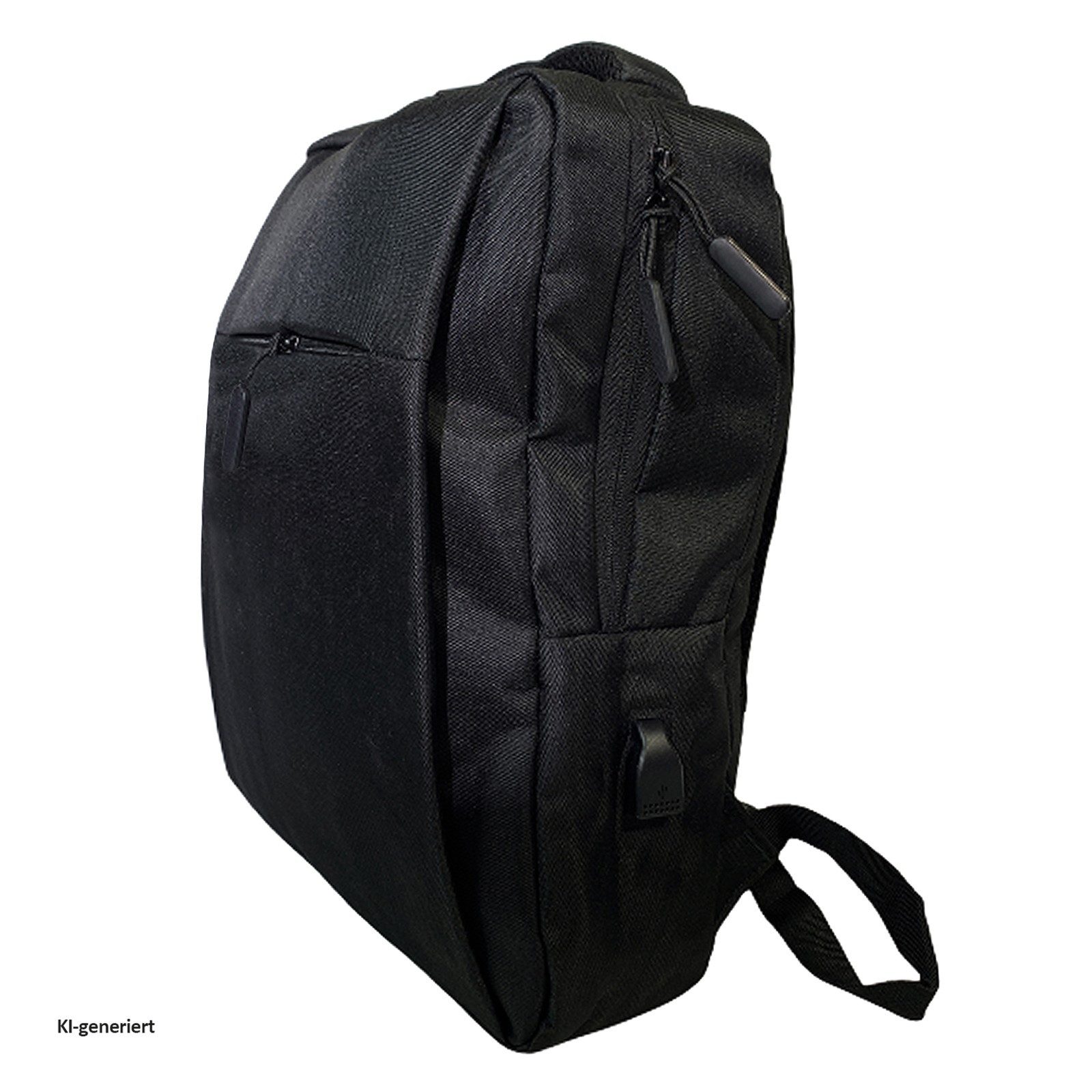 HTI-Living Laptoprucksack Kompakter Laptop-Rucksack mit USB-Anschluss (Stück, 1-tlg., 1 Rucksack), Laptop Rucksack