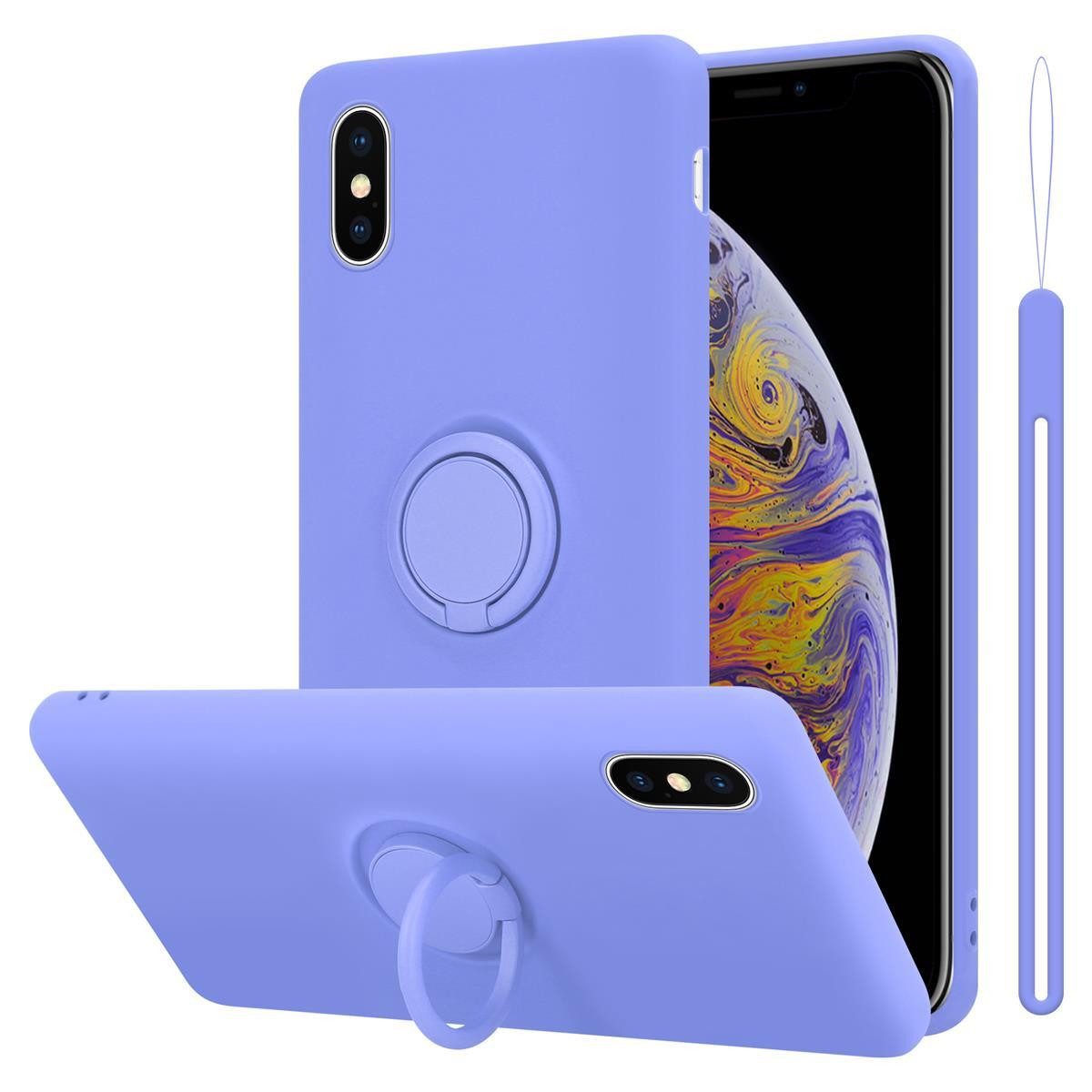 Cadorabo Handyhülle für iPhone XS MAX Hülle Apple iPhone XS MAX, Robustes Hard Case - Handy Schutzhülle - Hülle - Back Cover Bumper