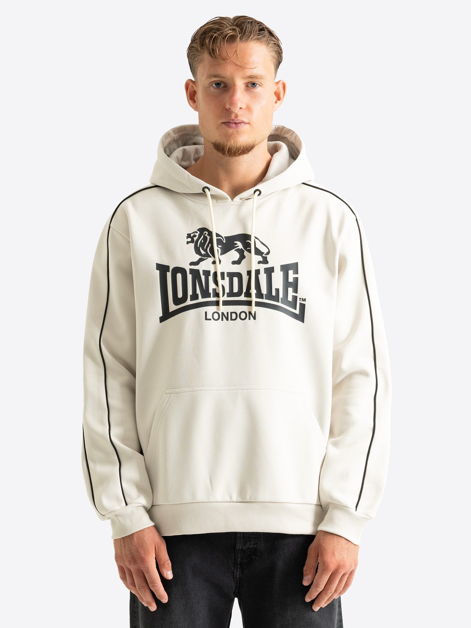 Lonsdale Kapuzensweatshirt PURFLEET mit Kapuze, Langarm, normale Passform