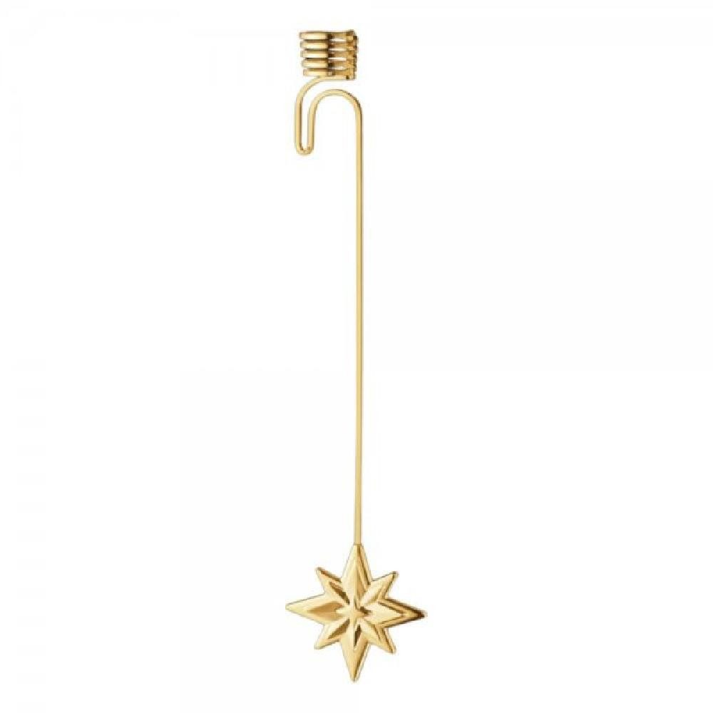 Christbaumschmuck Kerzenhalter Gold Stern