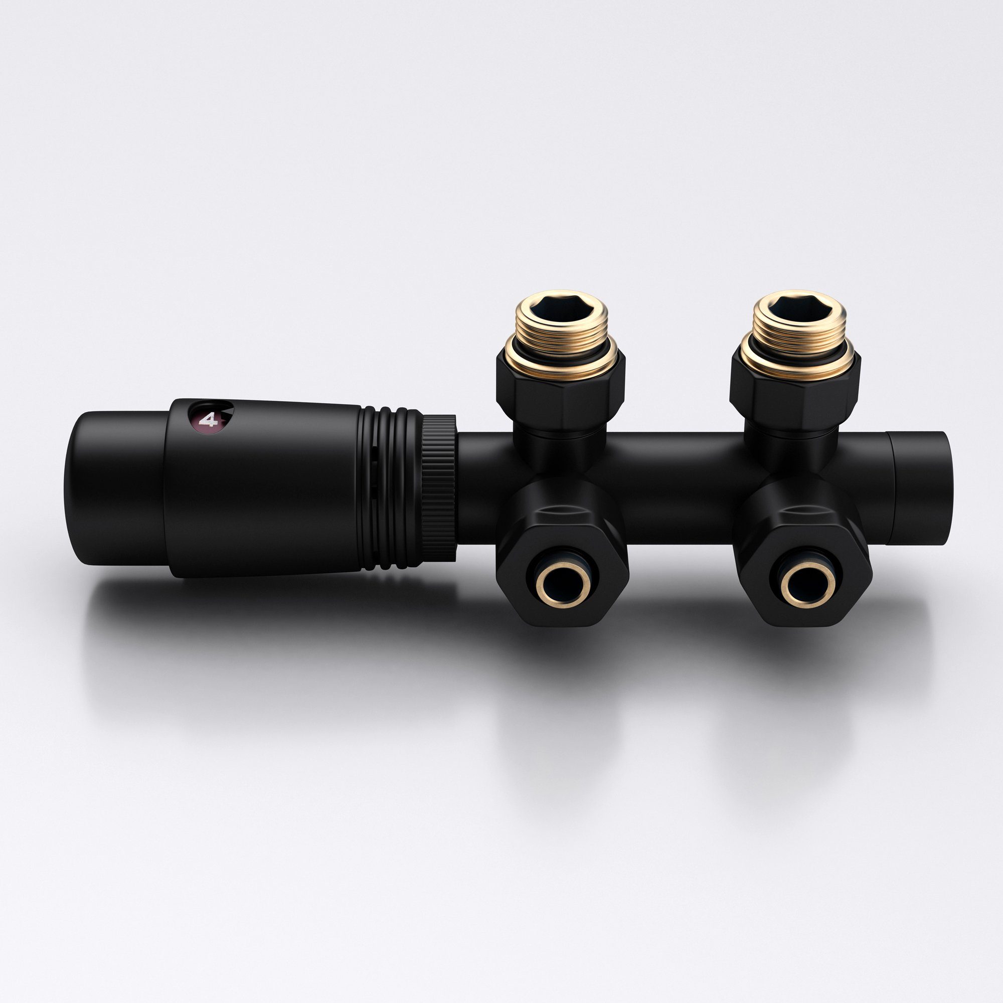 doporro Heizkörperthermostat Design Anschlussventil Heizkörper Thermostat Mittelanschluss