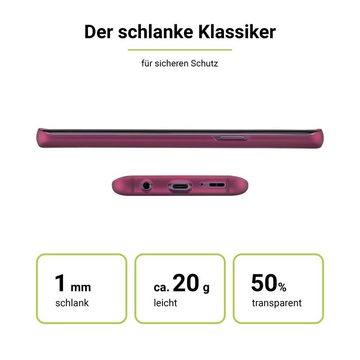 Artwizz Smartphone-Hülle Rubber Clip for Samsung Galaxy A7 (2018), berry