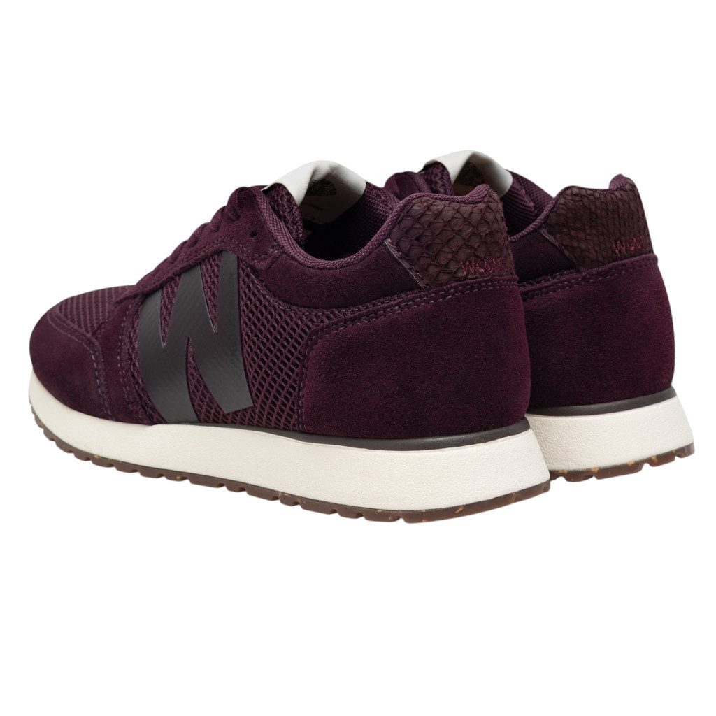 WODEN Ronja Icon (Veloursleder/Mesh) cherryrot Damen Sneaker