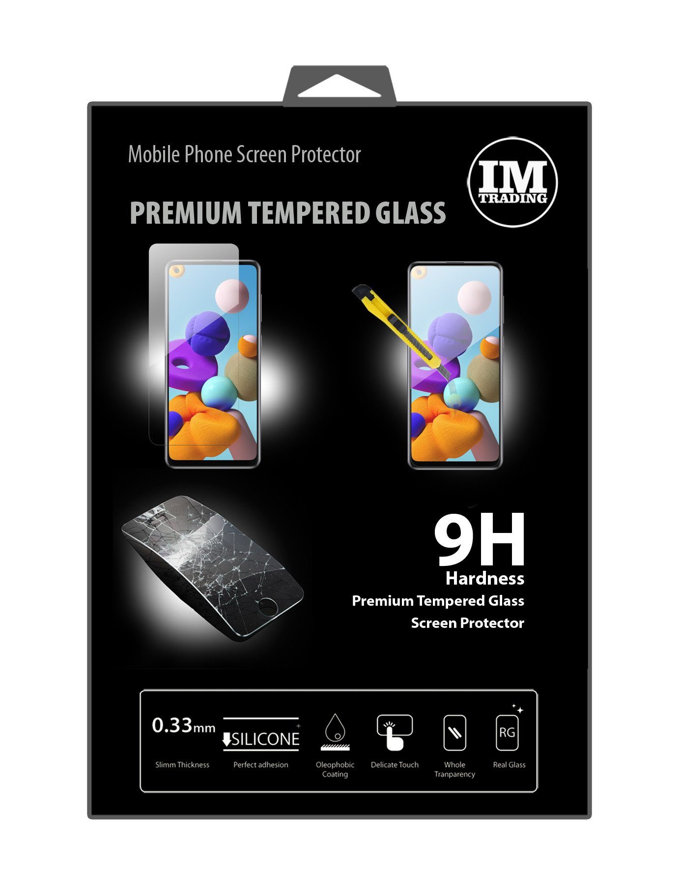 cofi1453 Handyhülle Schutzglas für Samsung Galaxy A21S, Displayschutz Panzerglasfolie