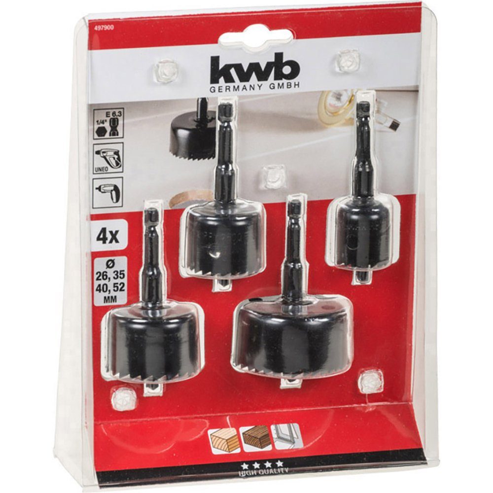 kwb Bohrkrone kwb 497900 Lochsägen-Set 4teilig günstig online kaufen