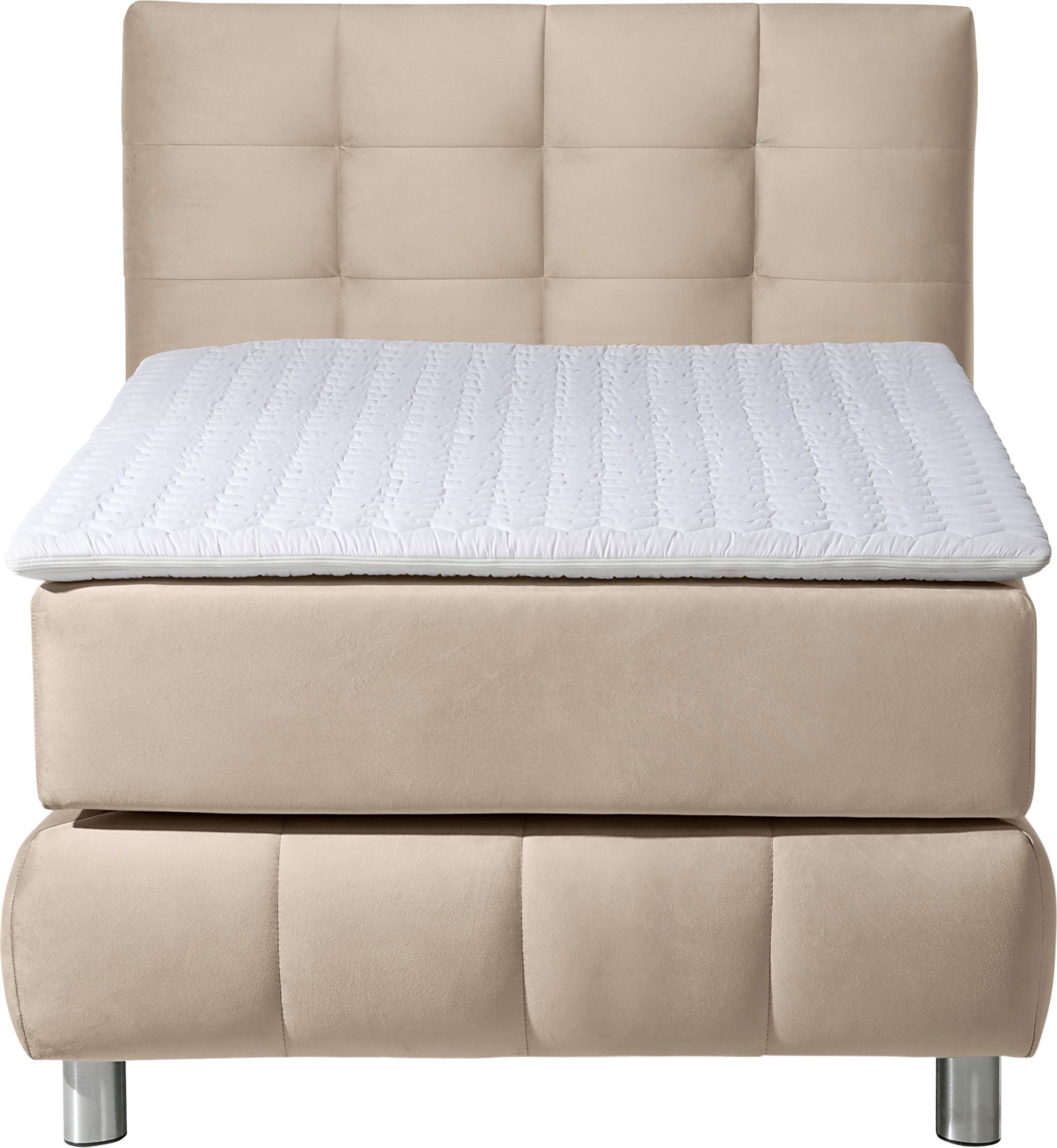 Home affaire Boxspringbett Salo, incl. Topper, 6 Breiten, 2 Härtegrade, TFK auch in Härtegrad 4