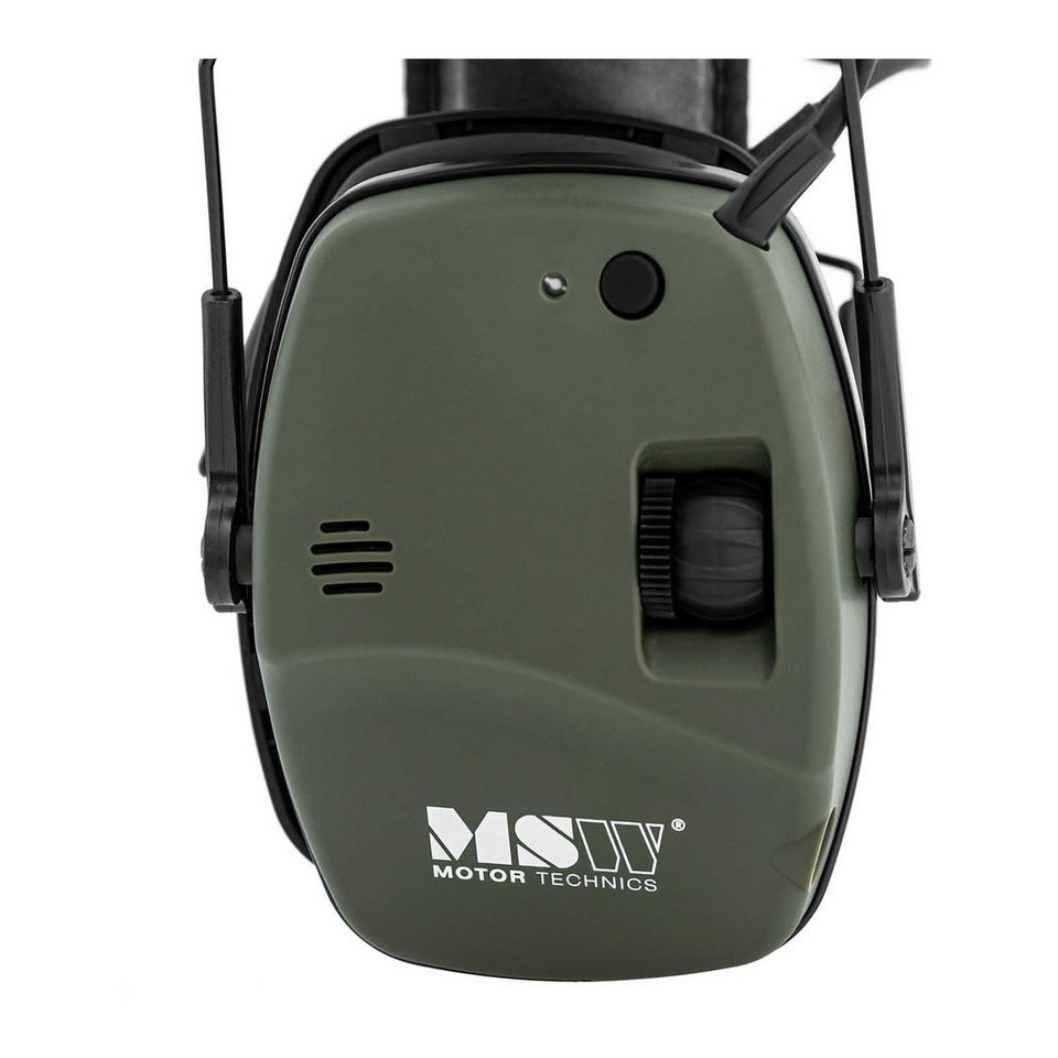 MSW Kapselgehörschutz Lärmschutzkopfhörer Bluetooth, Außengeräuschregelung,  langlebig – dank langlebiger Materialien und hochwertiger Verarbeitung