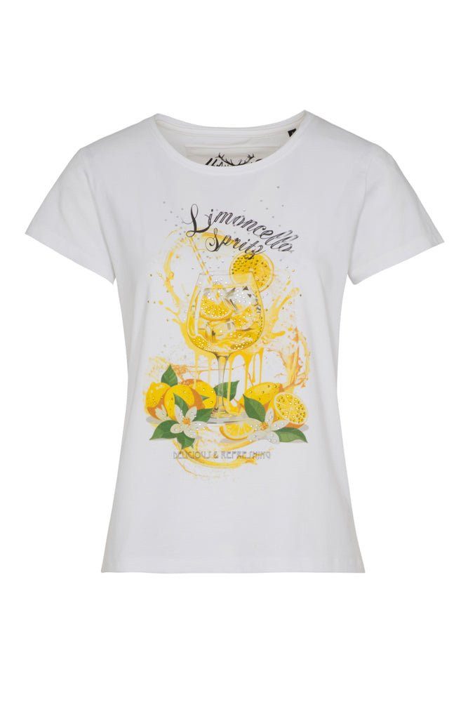 Trachtenshirt Trachtenshirt Damen - BIBI - weiß