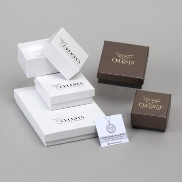 CELESTA Paar Creolen 925 Silber glanz