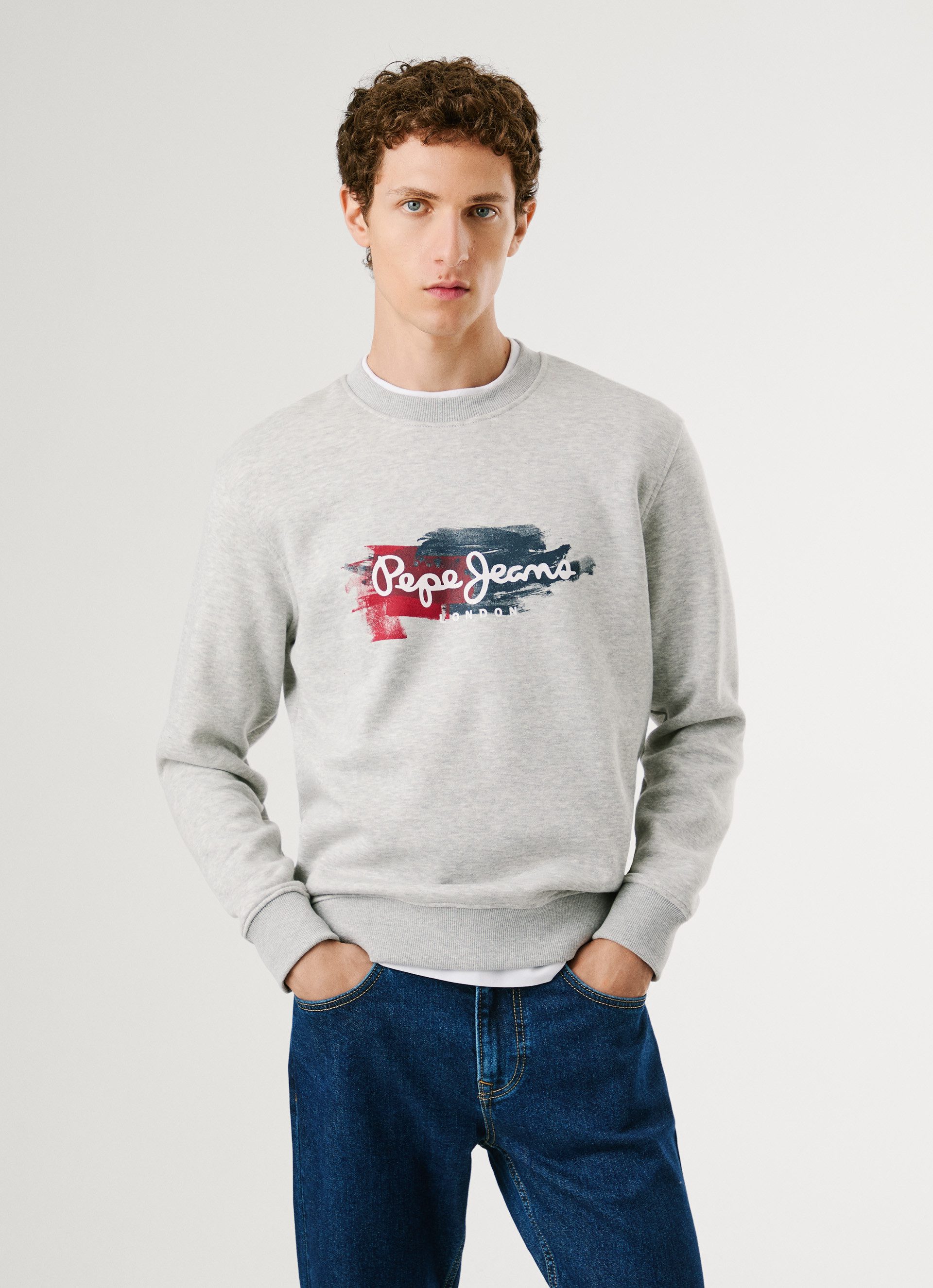 Pepe Jeans Sweatshirt TREY CREW Regular Fit mit Rundhals günstig online kaufen