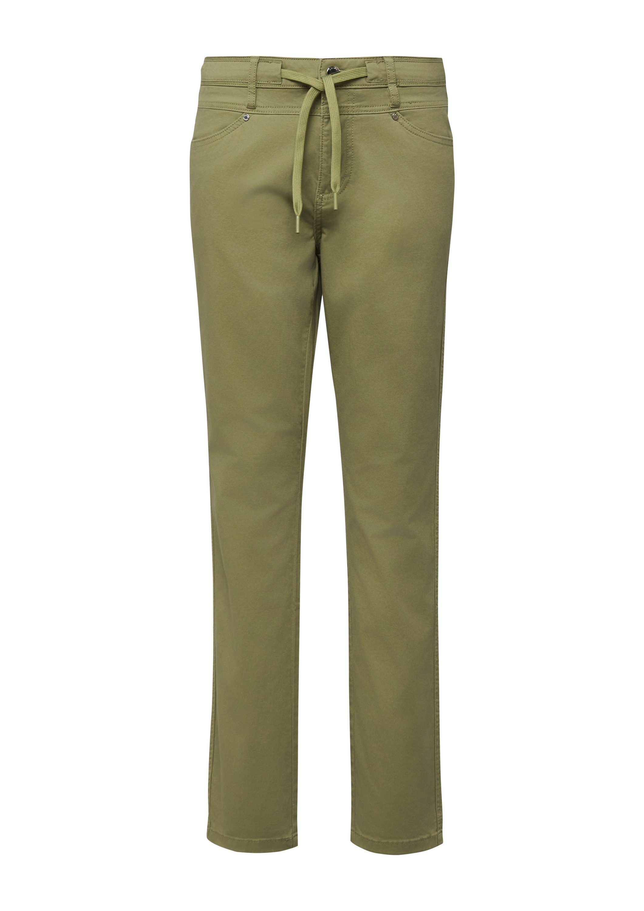 s.Oliver Chinos Hose Slim Fit-Hose aus Baumwollsatin