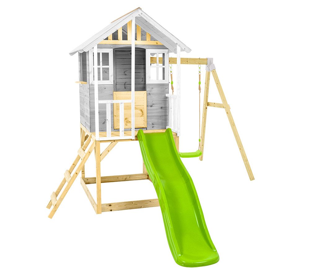 Zwerkules Spielhaus Valli 2, Einfach zusammengebaut, Altersempfehlung ab 3 J., LxBxH 352x280x224cm