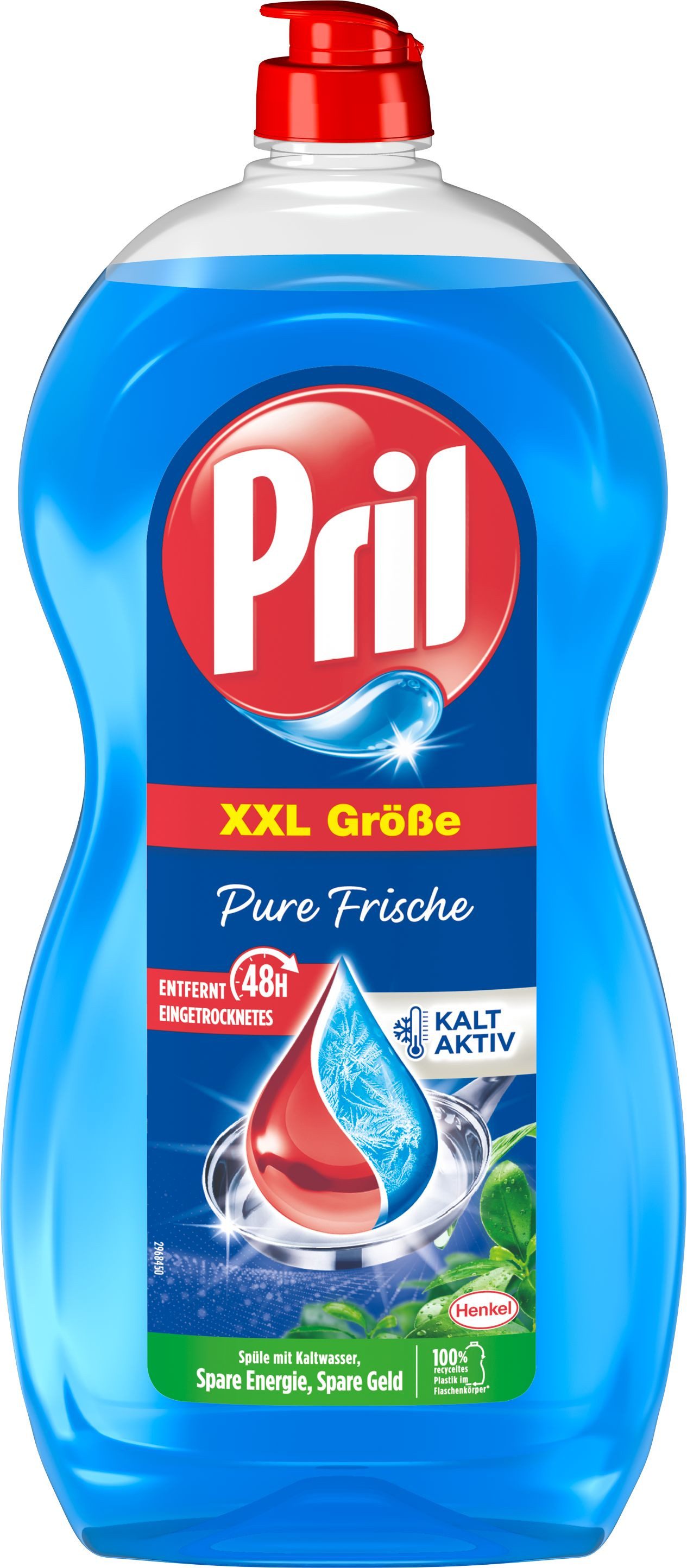 PRIL Original Pure Frische 1,2l Geschirrspülmittel (XXL-Größe, [1-St. selbstaktiv gegen Fett & Stärke)