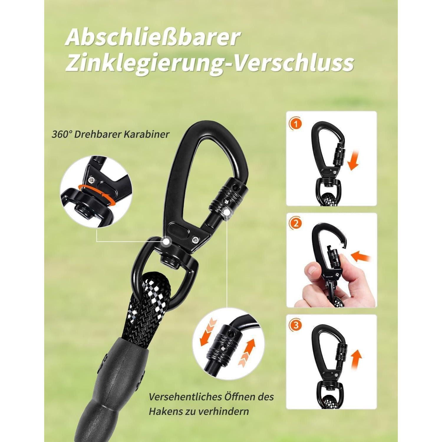 LuxusKollektion Schleppleine Schleppleine Hundeleine Hunde 5m 10m 15m 20m Griff 15M*1CM Schwarz