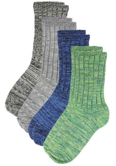 Rogo Socken Multicolor (4-Paar) im praktischen 4er-Pack