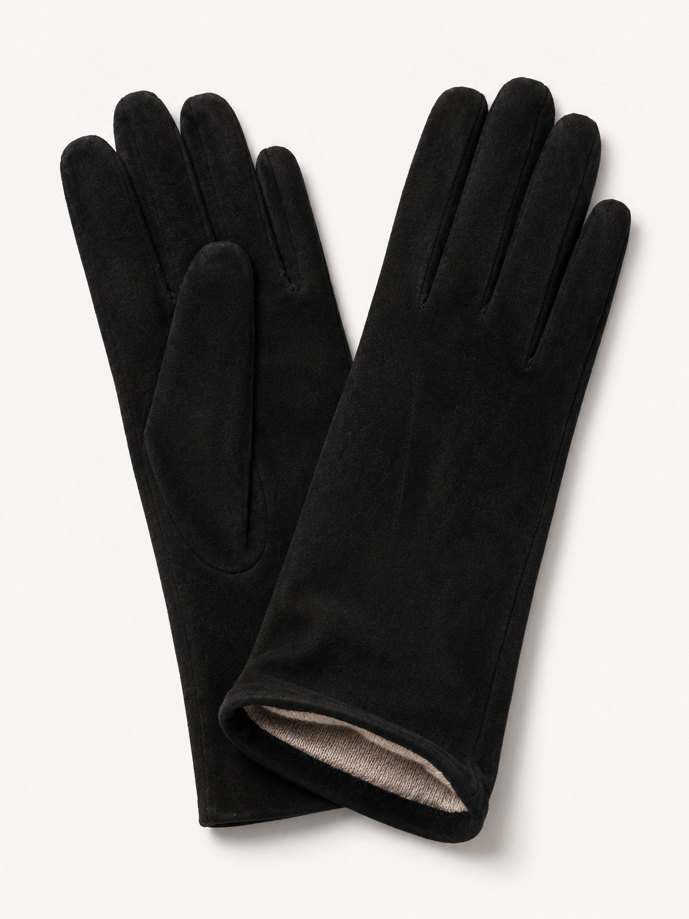 COLLEZIONE ALESSANDRO Lederhandschuhe Velourleder