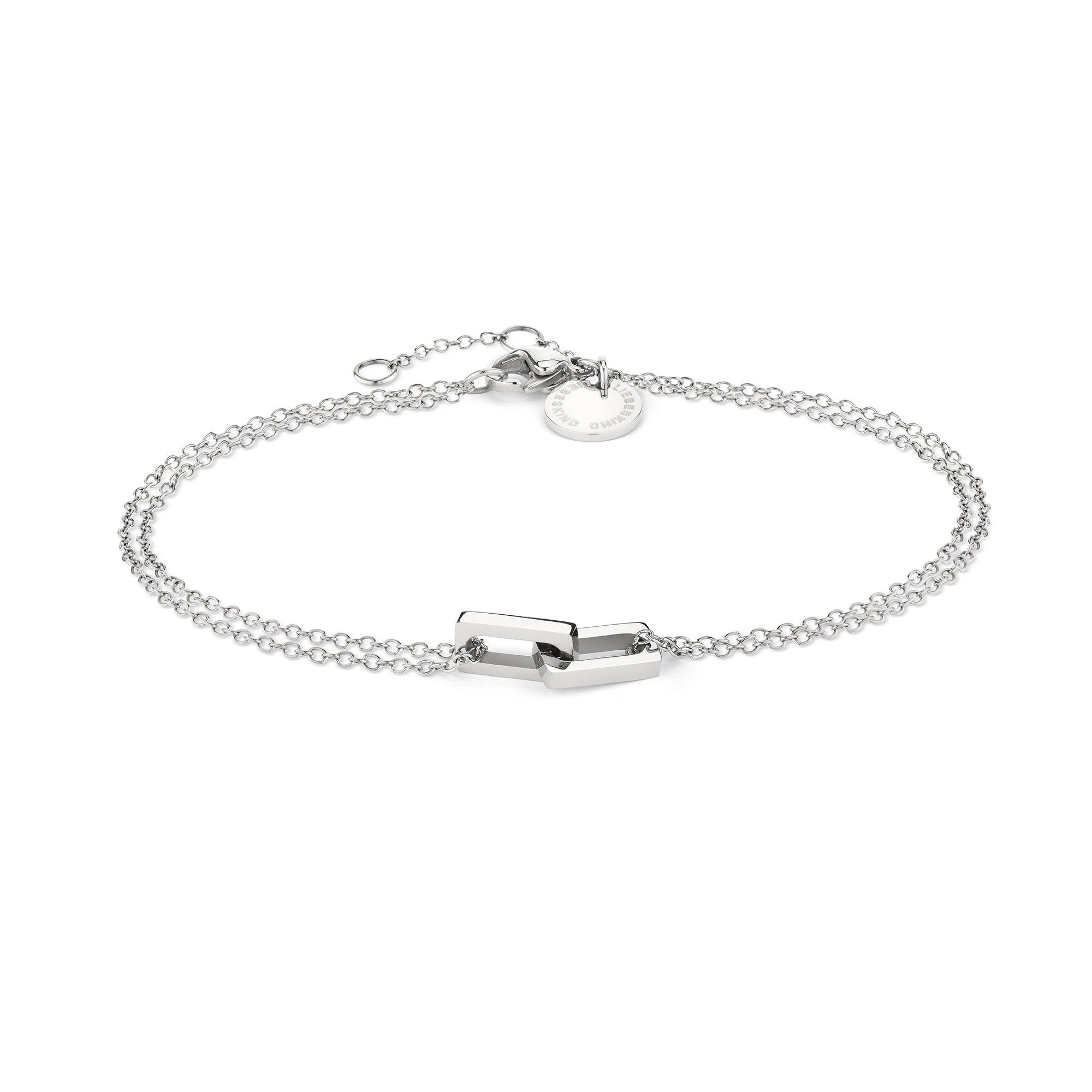 Liebeskind Berlin Armband Schmuck Geschenk Edelstahl Textil Armkette The D- günstig online kaufen