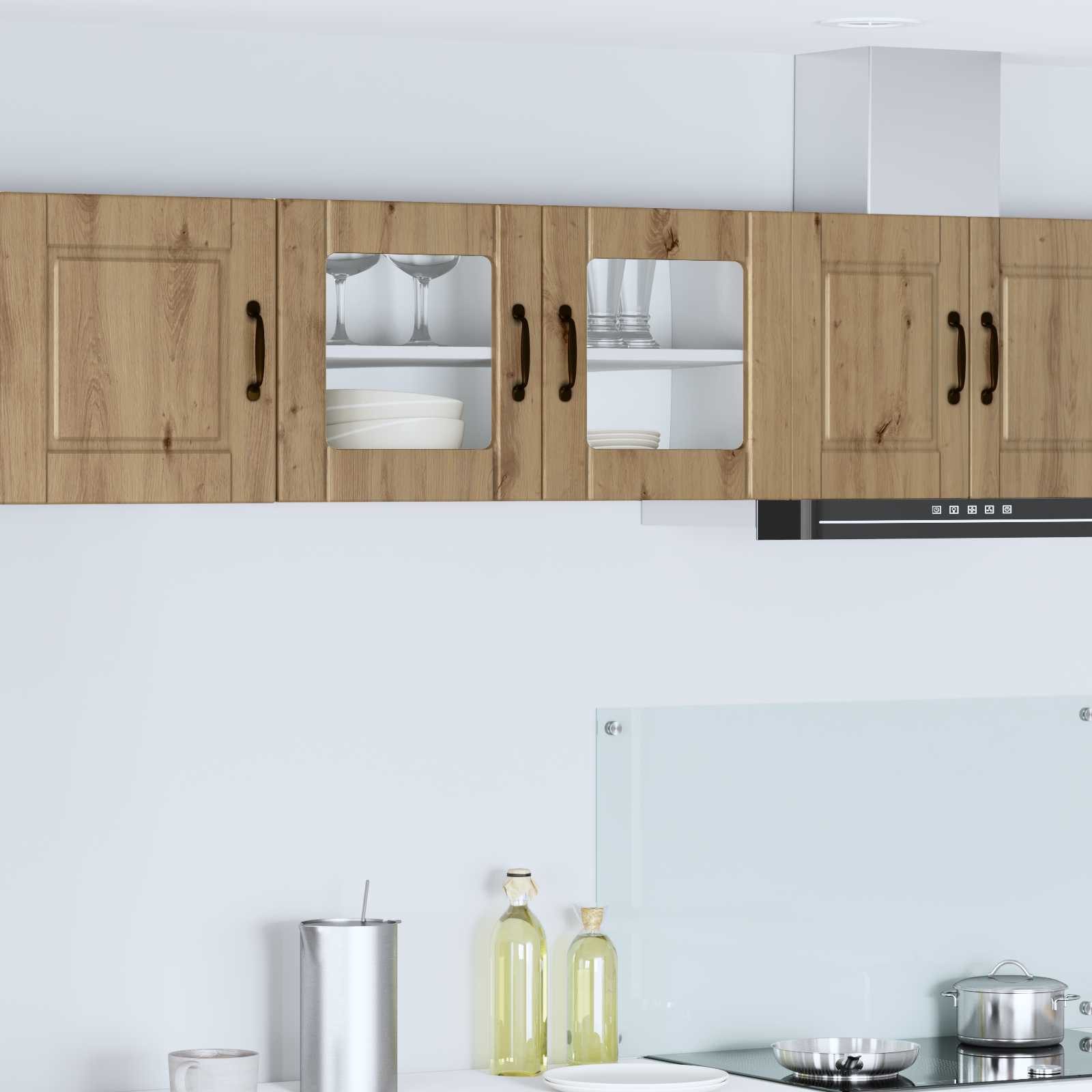 vidaXL Sideboard, Küchenschrank Artisan-Eiche 80 x 31 x 40 cm Holzwerkstoff