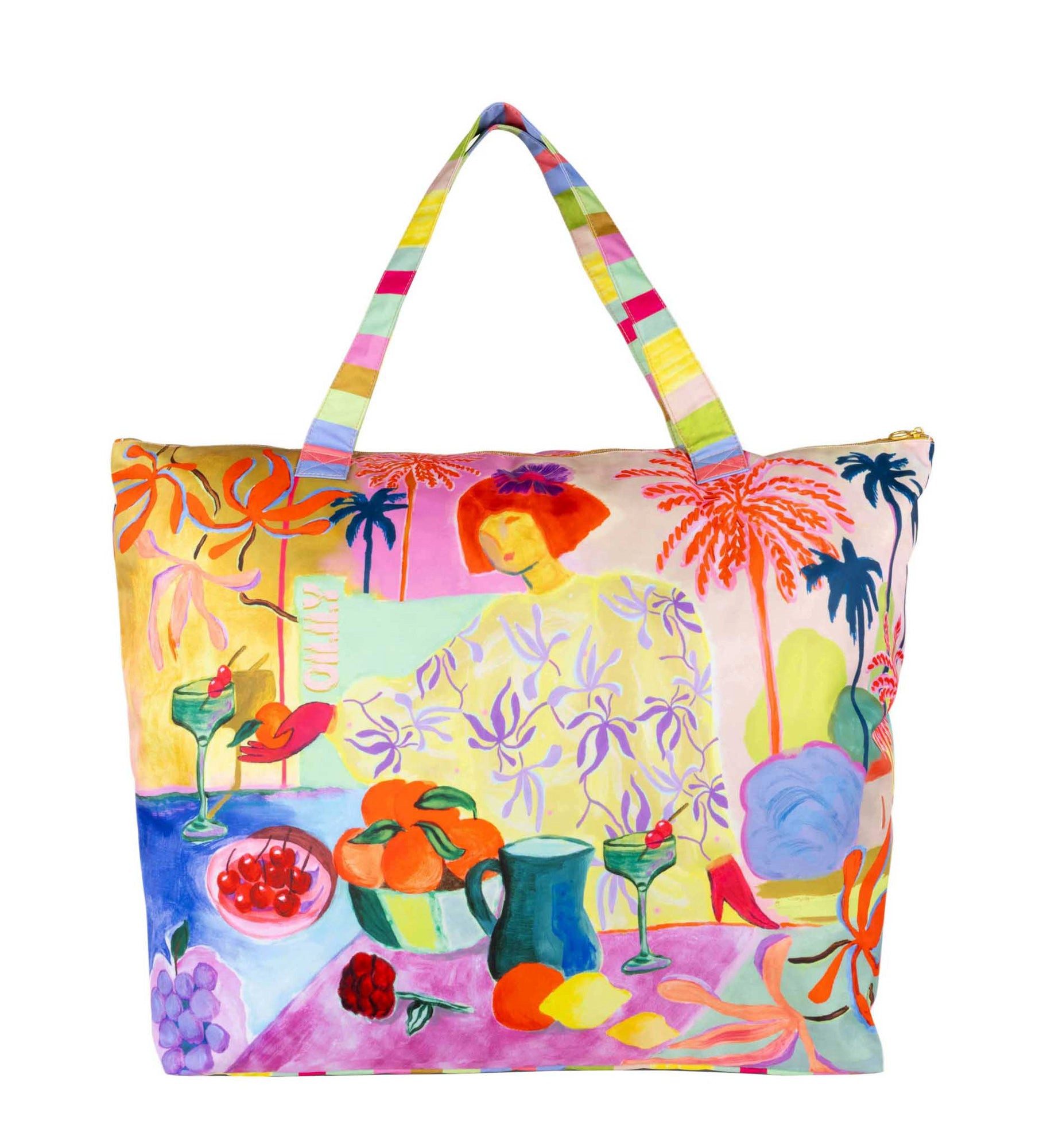 Shopper Sabine XXL Shopper Multicolor Painting