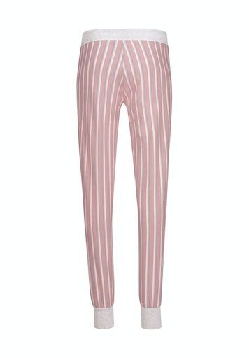 Skiny Schlafhose Night In Mix Match stripes & woodrose (1-tlg)