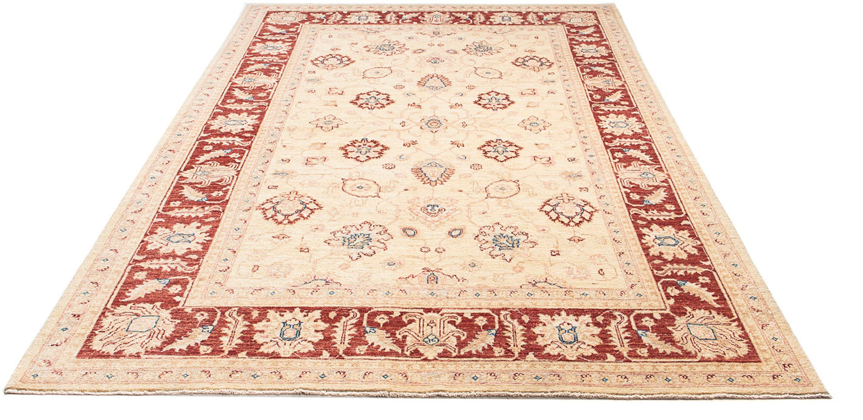 Orientteppich Ziegler - 236 x 170 cm - beige, morgenland, rechteckig, Höhe: 6 mm, Wohnzimmer, Handgeknüpft, Einzelstück mit Zertifikat | Kurzflor-Teppiche