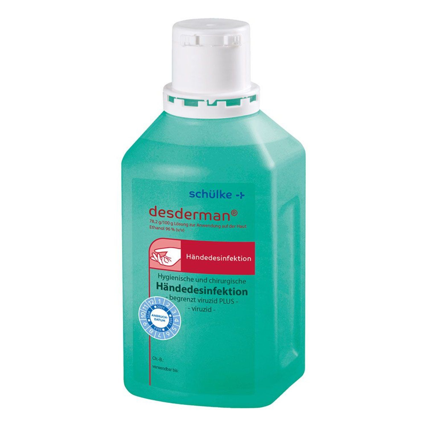 SCHÜLKE & MAYR GmbH Schülke Desderman Händedesinfektionsmittel 500 ml Hand-Desinfektionsmittel