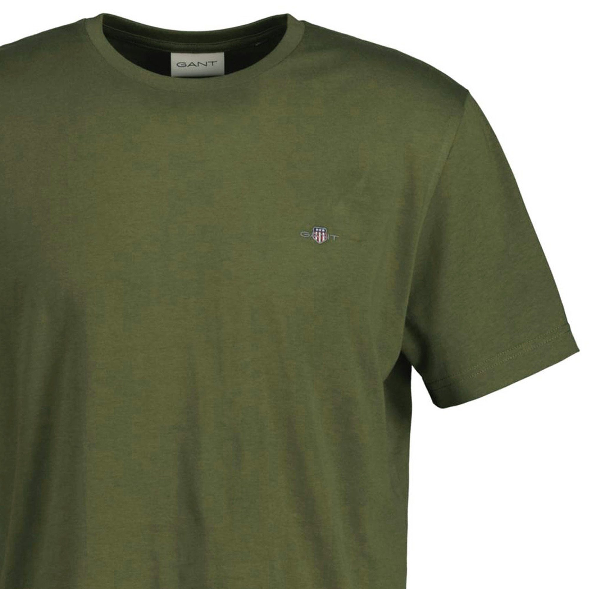 Gant T-Shirt Herren T-Shirt 1er Pack Baumwolle Reg Shield (Packung, 1er Pac günstig online kaufen