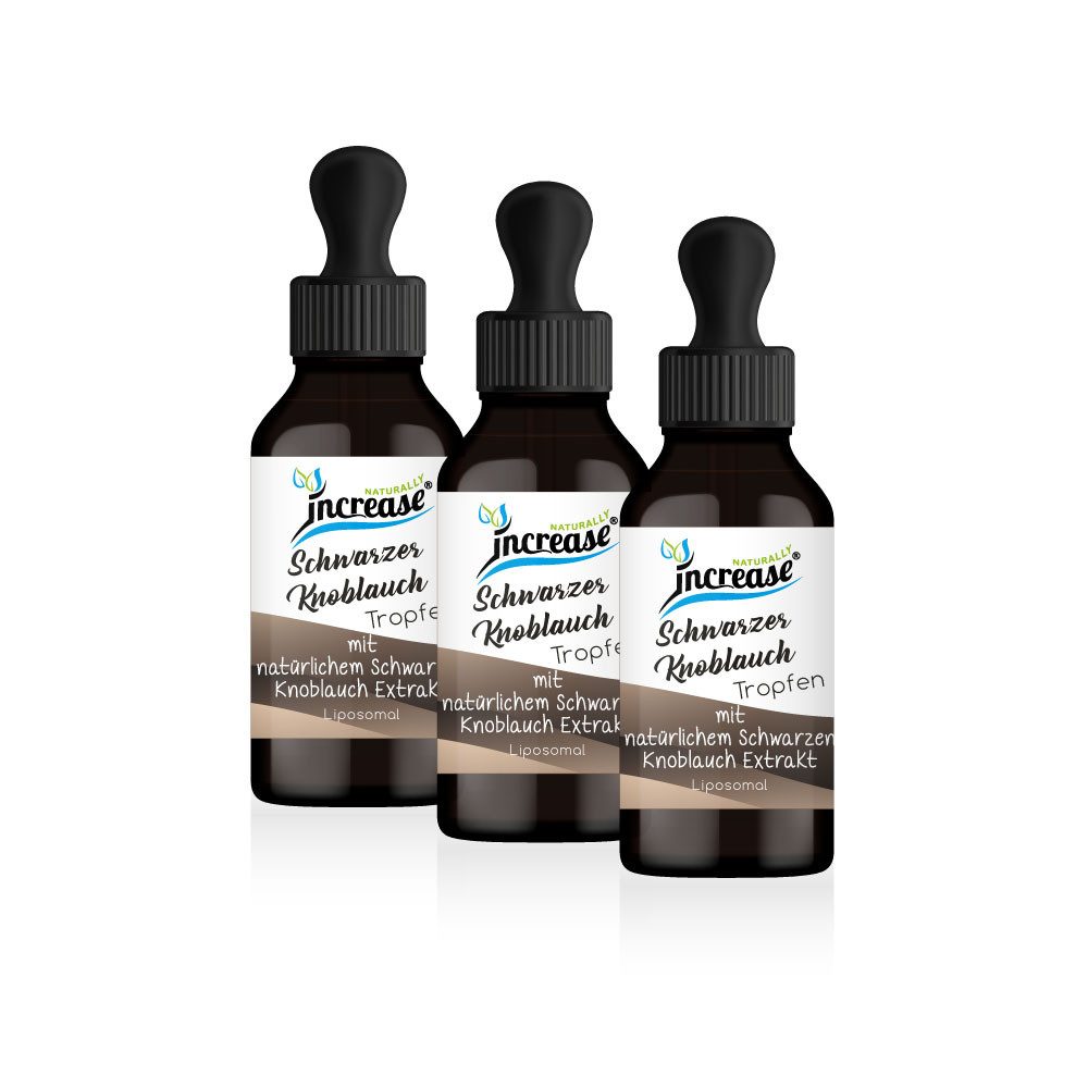 increase NATURALLY Nimm 3, zahl 2 Liposomaler Schwarzer Knoblauch 2000mg pro Tag