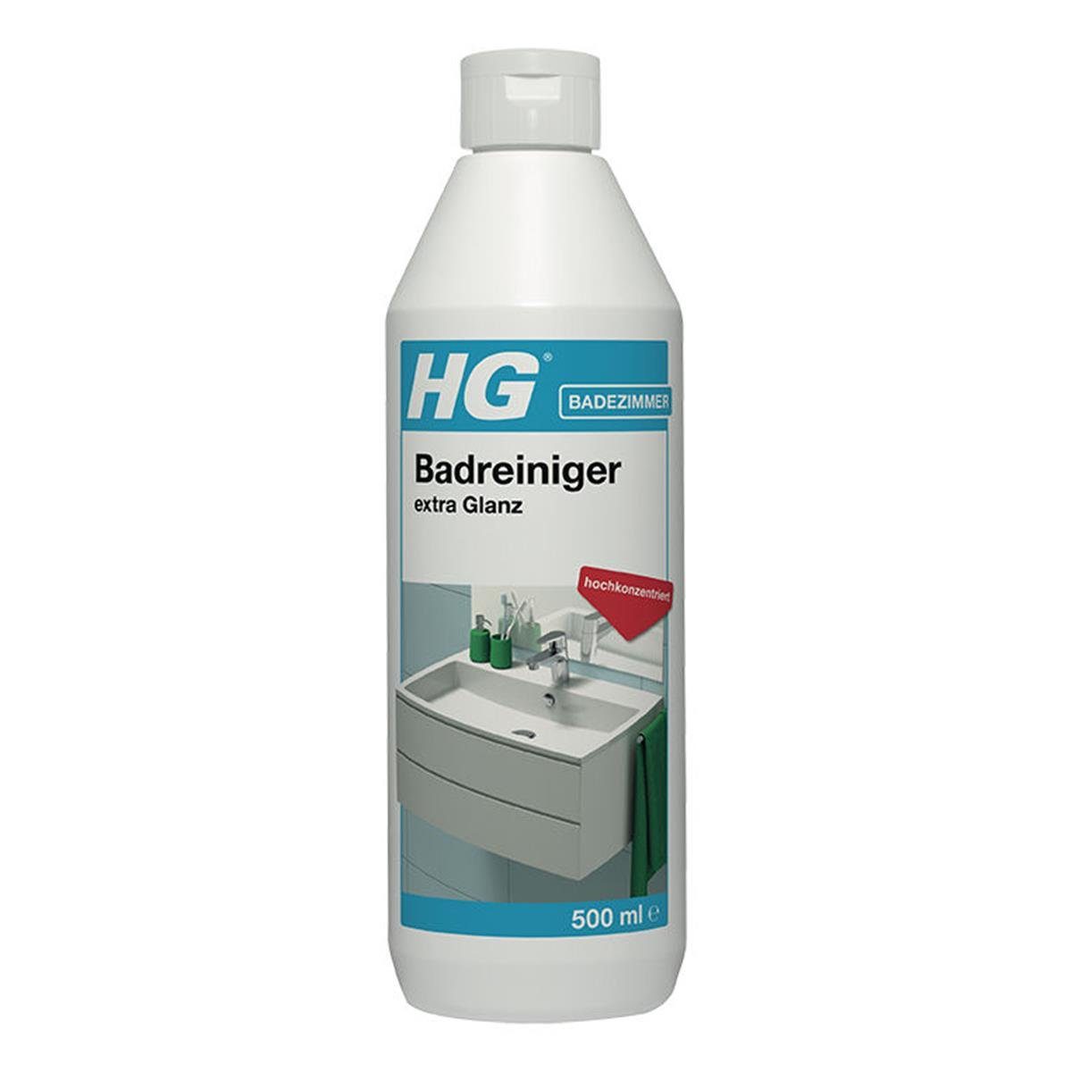 HG HG Badreiniger extra Glanz 500ml (1er Pack) Badreiniger
