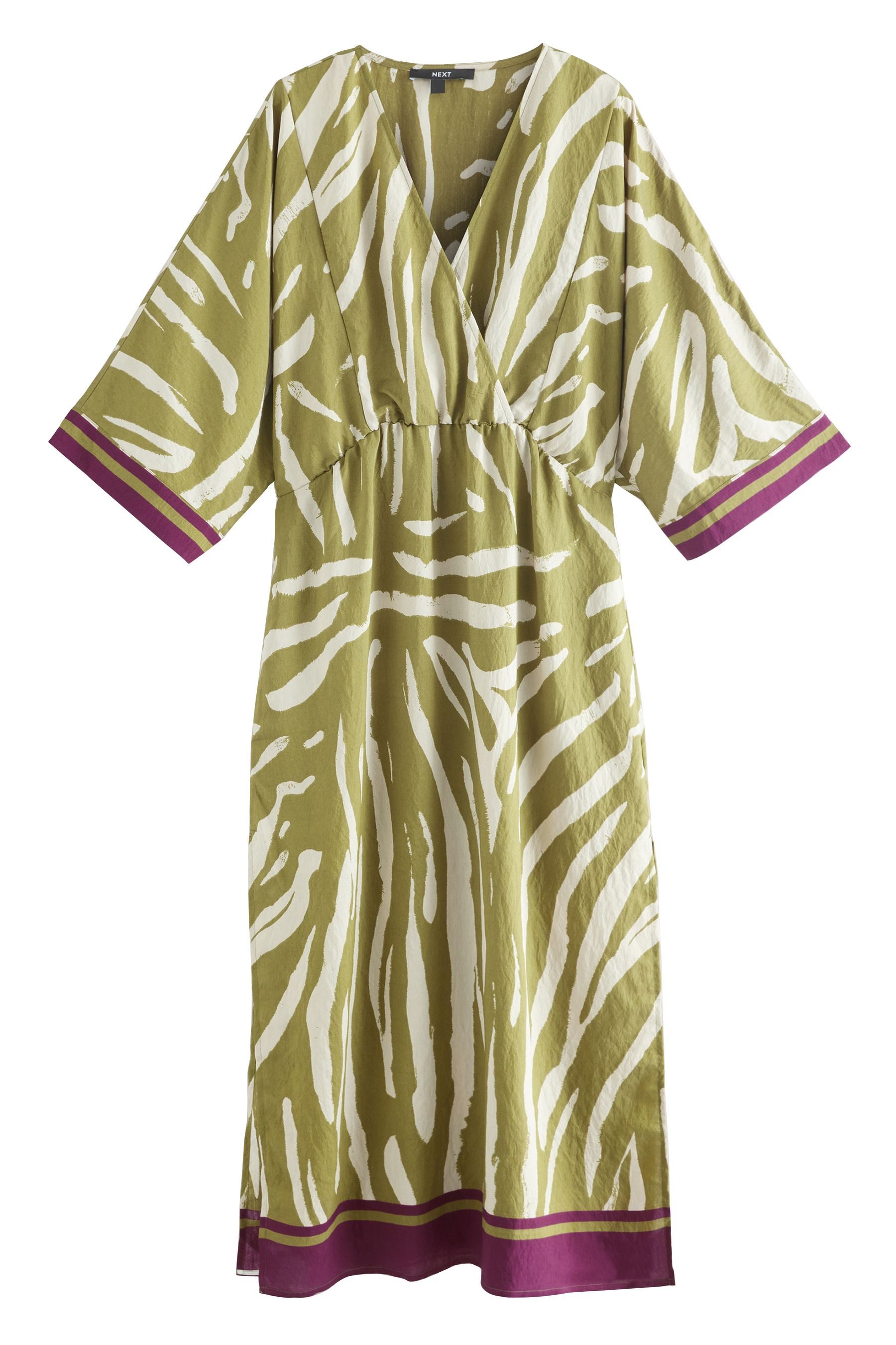 Next Maxikleid Maxi-Kaftan mit V-Ausschnitt (1-tlg) günstig online kaufen