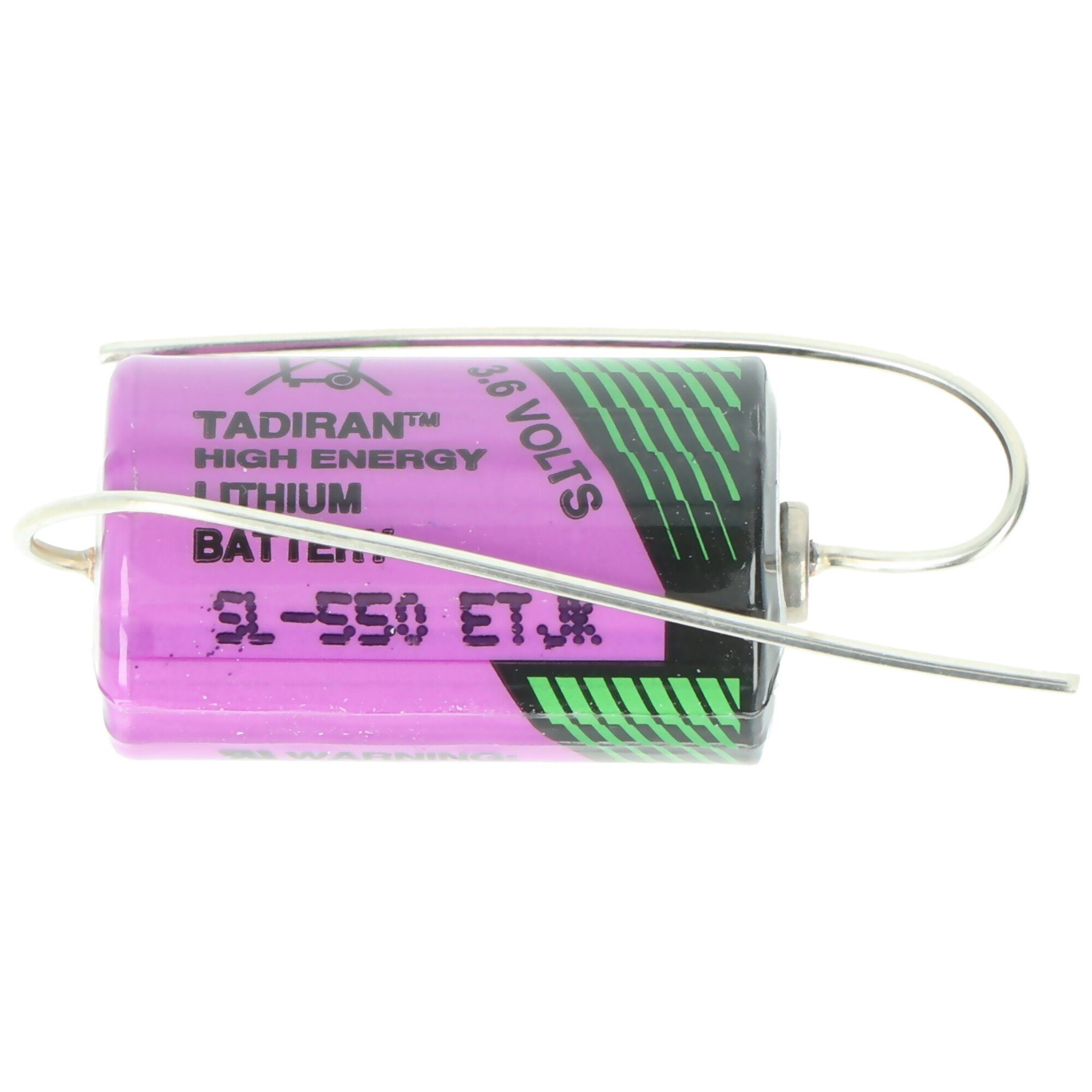mit 1110550300 Tadiran Drahtanschluss LTC V) axialem Batterie, Tadiran (3,6 SL-550/P, Herst.Nr:
