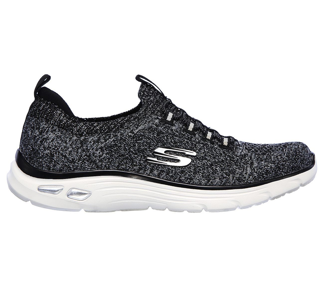 Skechers Sneaker (20202448) Witted Schwarz/Weiß Sharp