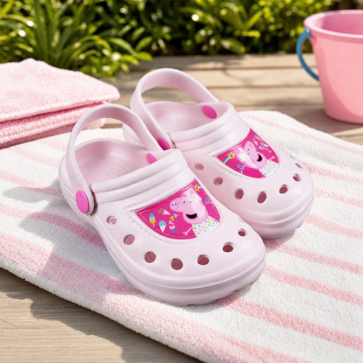 Peppa Pig Peppa Pig Wutz Clogs Kinder Sandalen Clog Gr. 22 bis 33