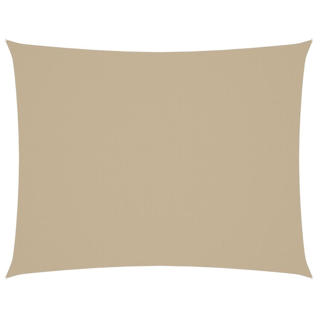 vidaXL Sonnensegel Sonnensegel Oxford-Gewebe Rechteckig 2x3 m Beige, (1-tlg)
