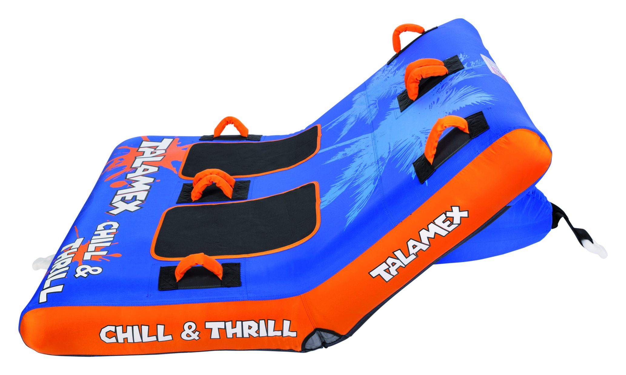 Nautilo Bodyboard Wassersport FunTube Chill tlg) (1 zu 2 Personen, Schleppring bis für & Thrill