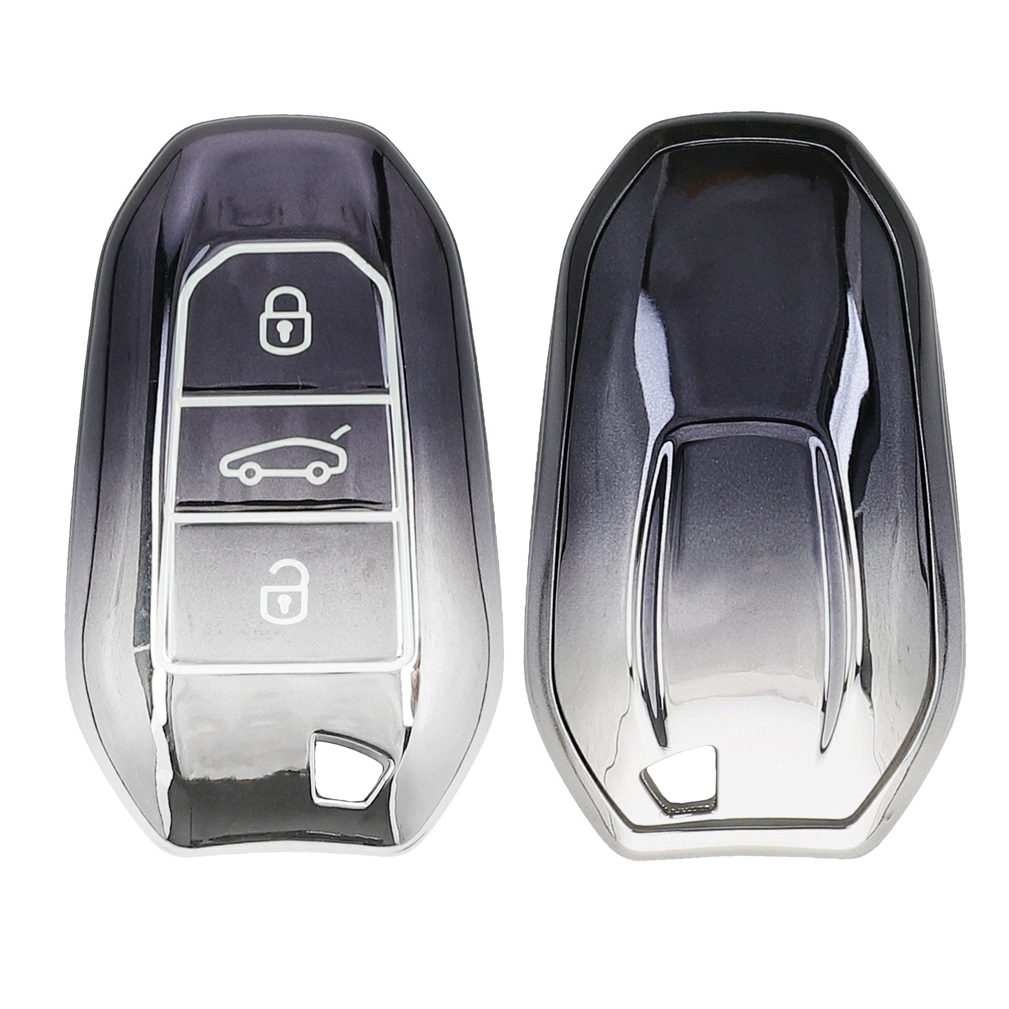 Schlüsseltasche Autoschlüssel Hülle für Peugeot Citroen