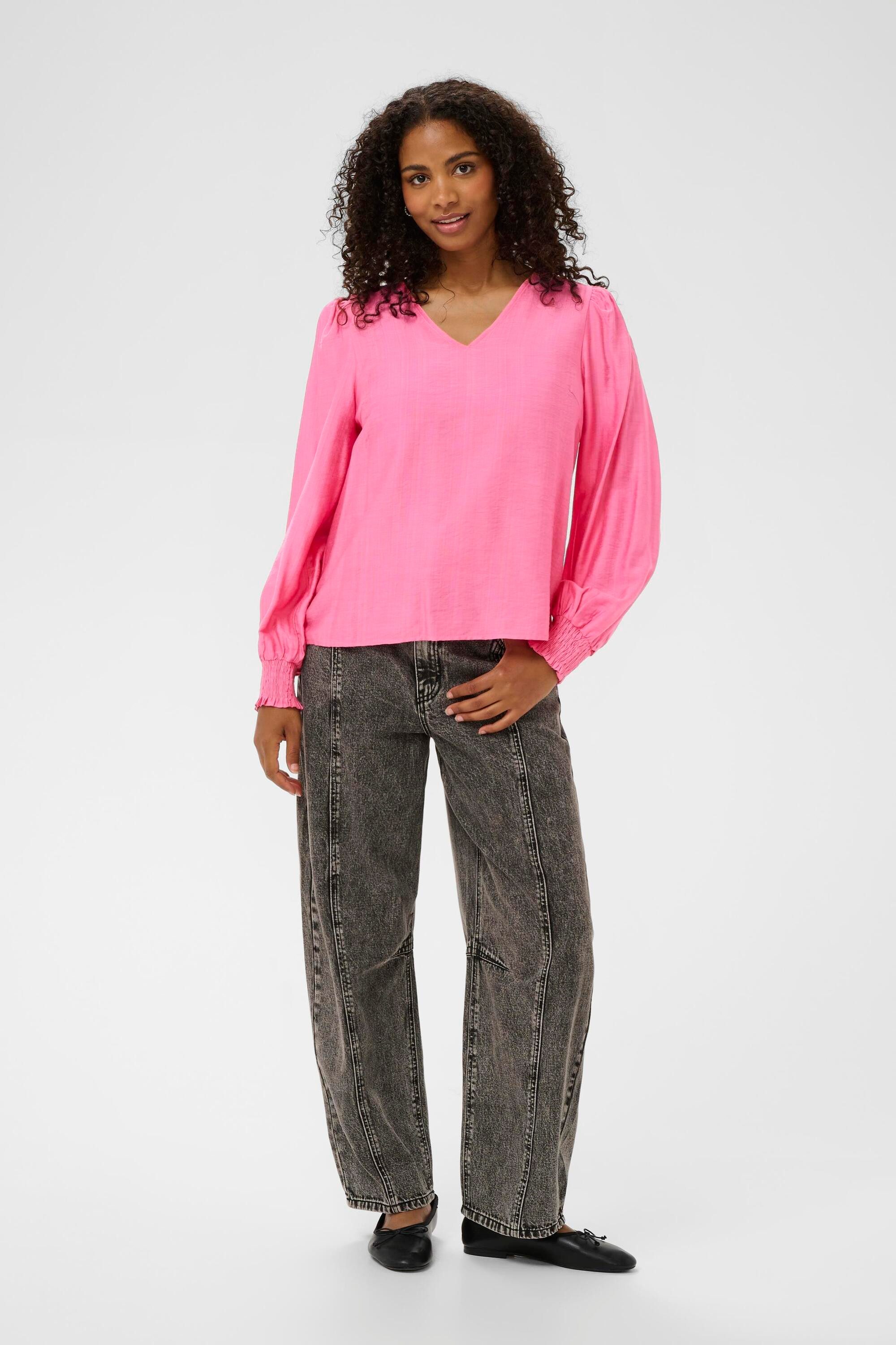 KAFFE Langarmbluse Langarm-Bluse KAlufia günstig online kaufen