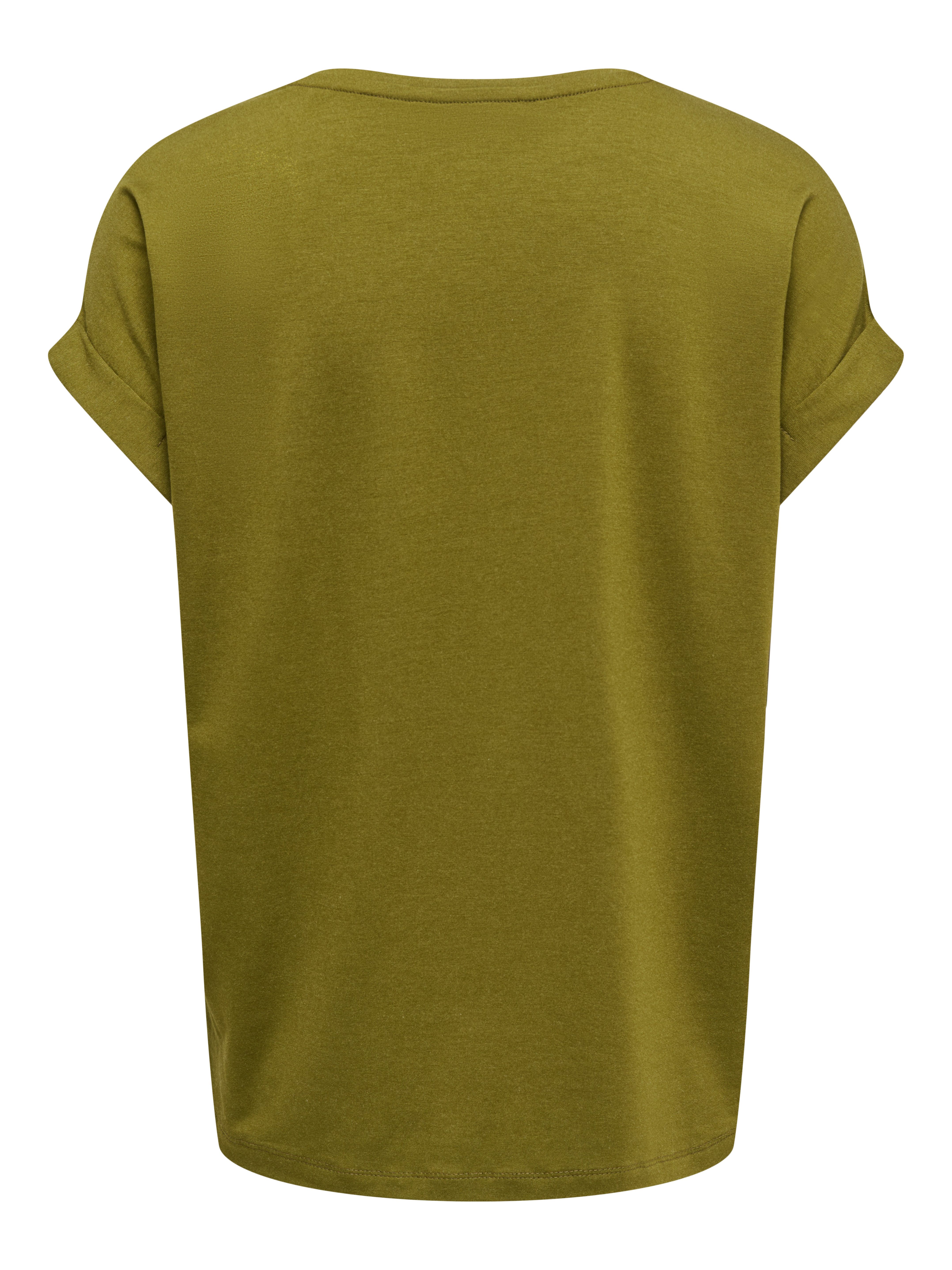 ONLY T-Shirt ONLMOSTER – Kurzarmshirt mit Aufschlag und klassischem Look Viskosemischung, regular fit