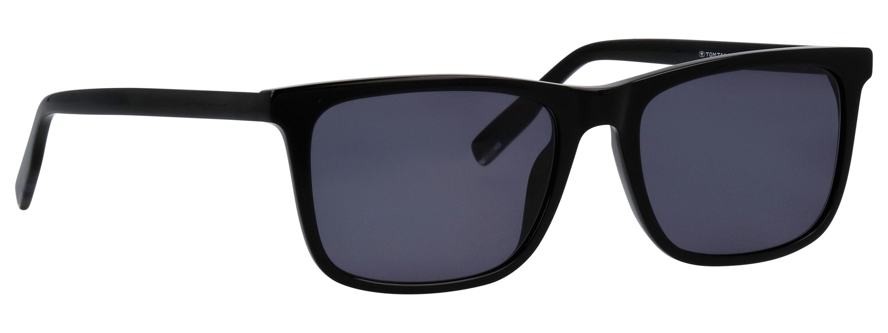 TOM TAILOR Sonnenbrille Modell 676012 Form Karree/Eckig, Logoschriftzug auf Bügel, Kunststofffassung